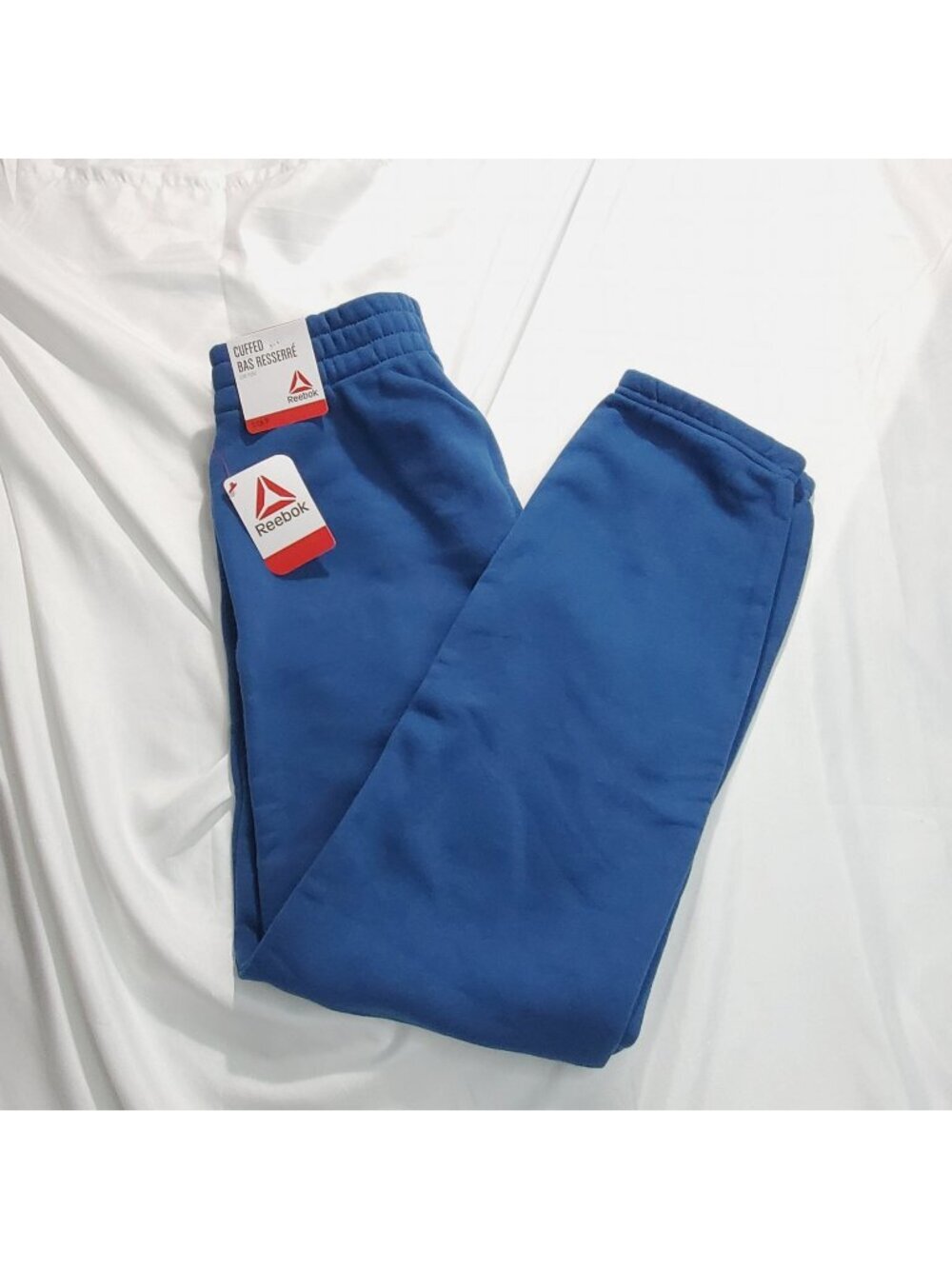 Reebok After Class Jogger Sweatpants Cuffed Poseidon Blue S Unisex Casual Athlet